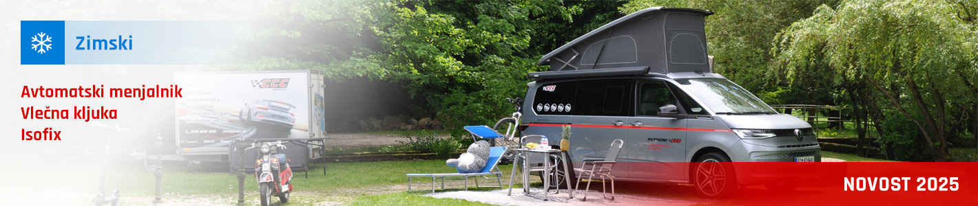 Najem avtodoma California T7 Beach Tour 2.0 TDI - DSG